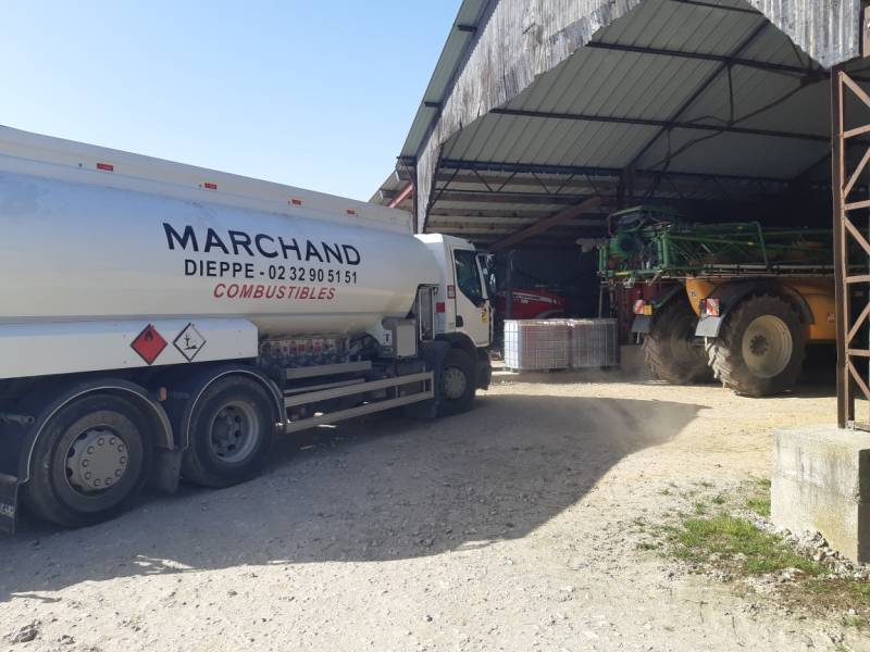 Livraison de GNR à usage agricole à proximité des Grandes Ventes